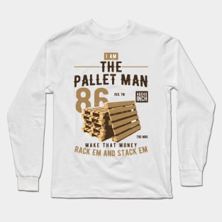 The Wooden Pallet Man Long Sleeve T-Shirt